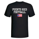 Puerto Rico Football T-Shirt - Black