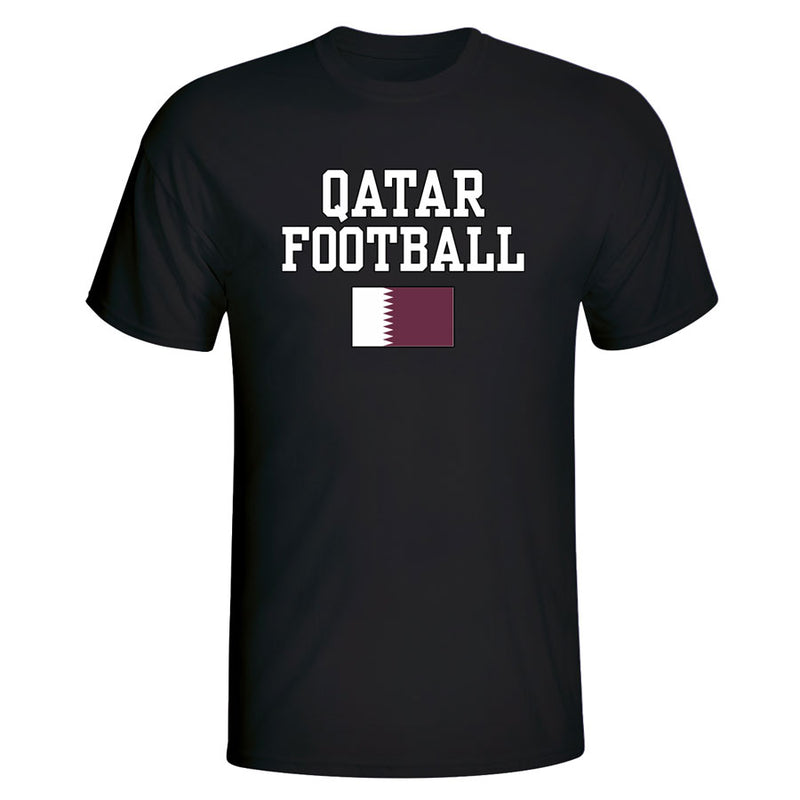 Qatar Football T-Shirt - Black