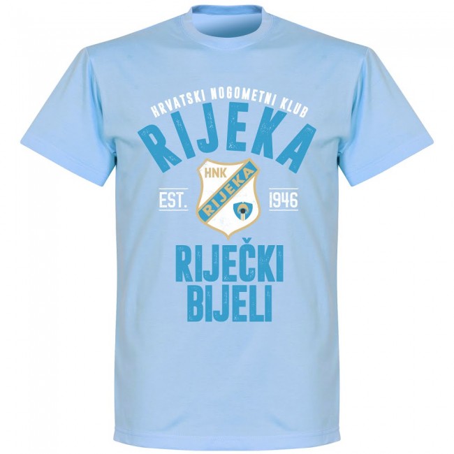 Rijeka Established T-shirt - Sky - Terrace Gear