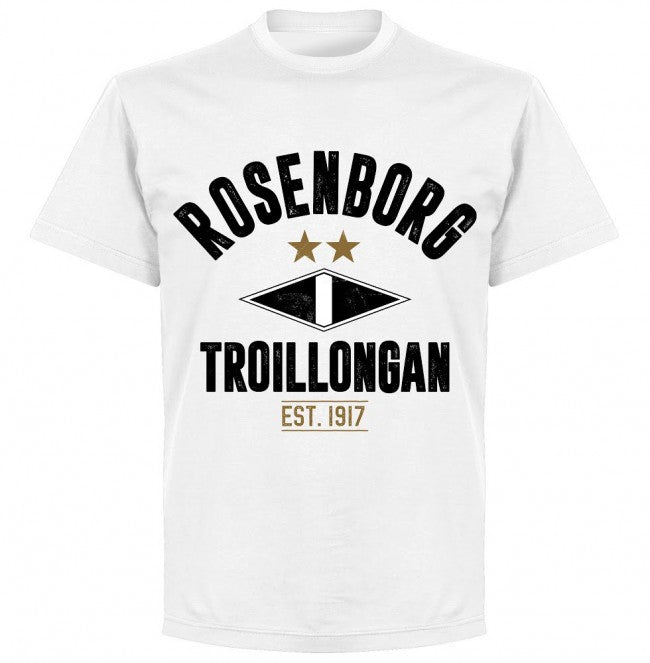 Rosenborg Established T-shirt - White - Terrace Gear