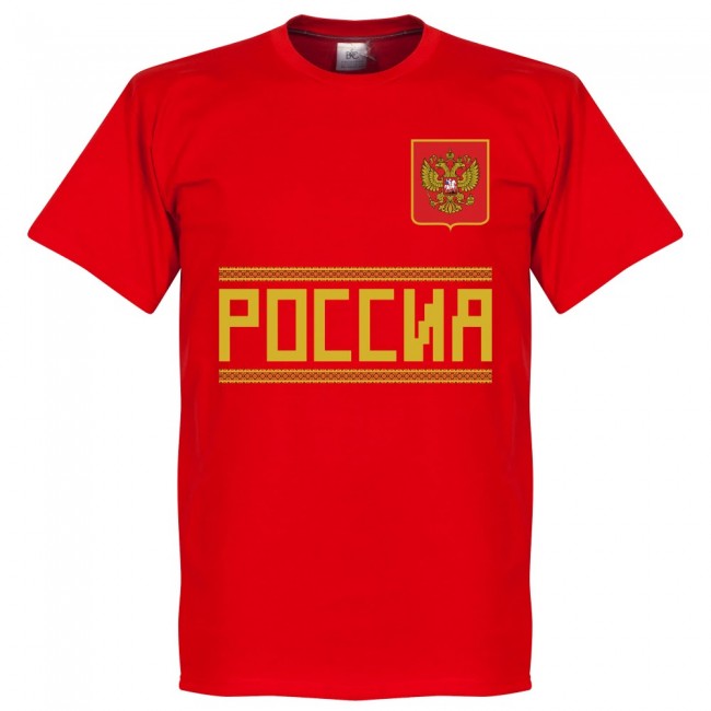 Russia Team T-Shirt - Red