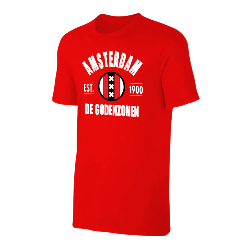 Amsterdam Est.1900 t-shirt - Red