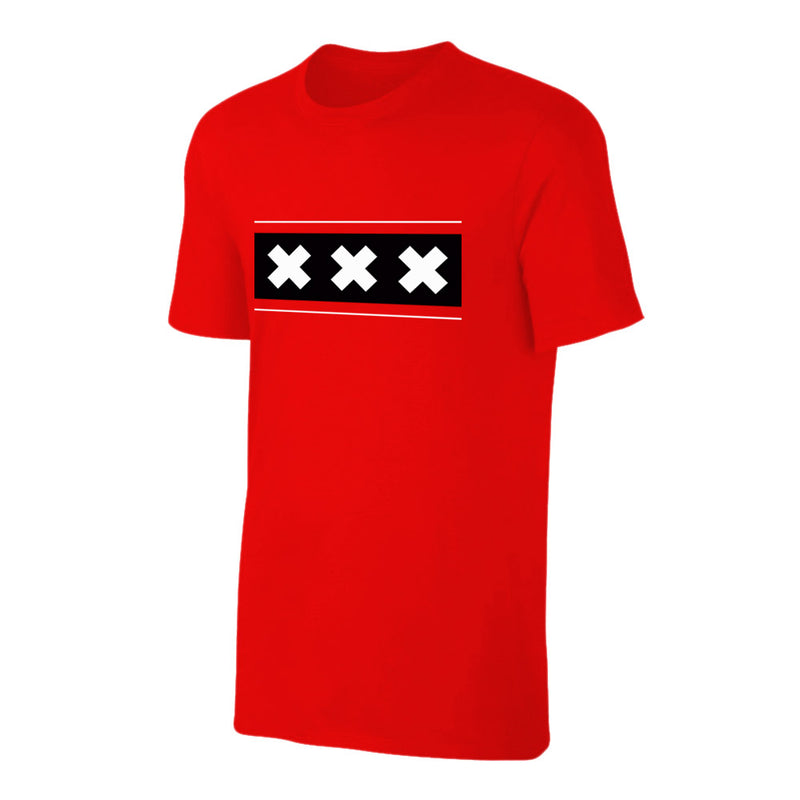 Amsterdam 'Triple X' t-shirt - Red