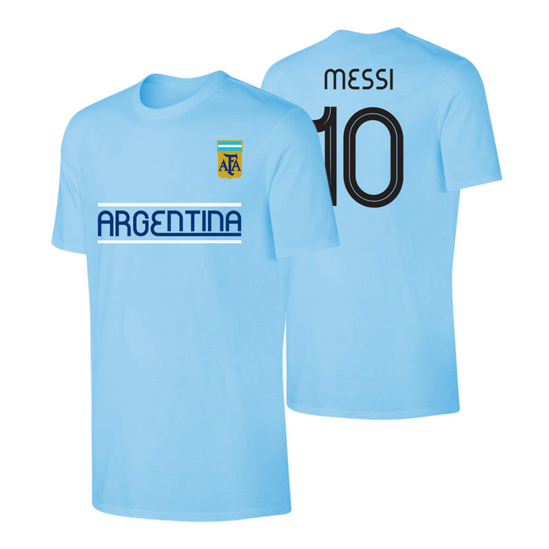 Argentina CA2019 'Qualifiers' t-shirt MESSI - Light blue