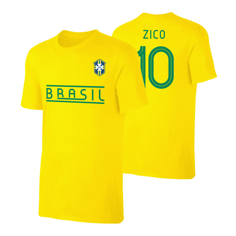 Brasil CA2019 'Qualifiers' t-shirt ZICO - Yellow