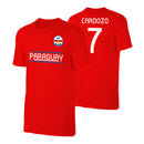 Paraguay CA2019 'Qualifiers' t-shirt CARDOZO - Red