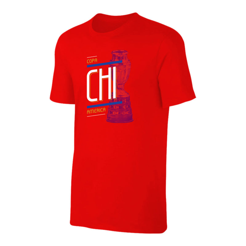 Chile CA2019 'TROPHY' t-shirt - Red