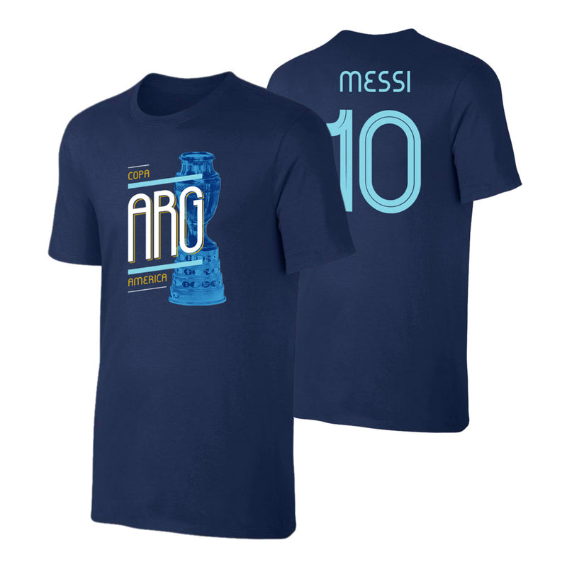 Argentina CA2019 'TROPHY' t-shirt MESSI - Dark blue