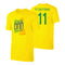 Brasil CA2019 'TROPHY' t-shirt COUTINHO - Yellow