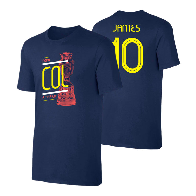 Colombia CA2019 'TROPHY' t-shirt JAMES - Dark blue