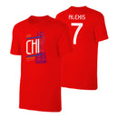 Chile CA2019 'TROPHY' t-shirt SANCHEZ - Red