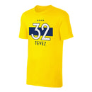 Boca Juniors 'Shirt 19' t-shirt TEVEZ - Yellow