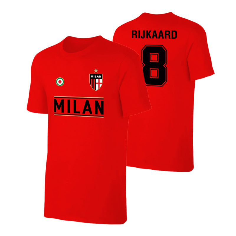 Milan 'Team' t-shirt RIJKAARD - Red