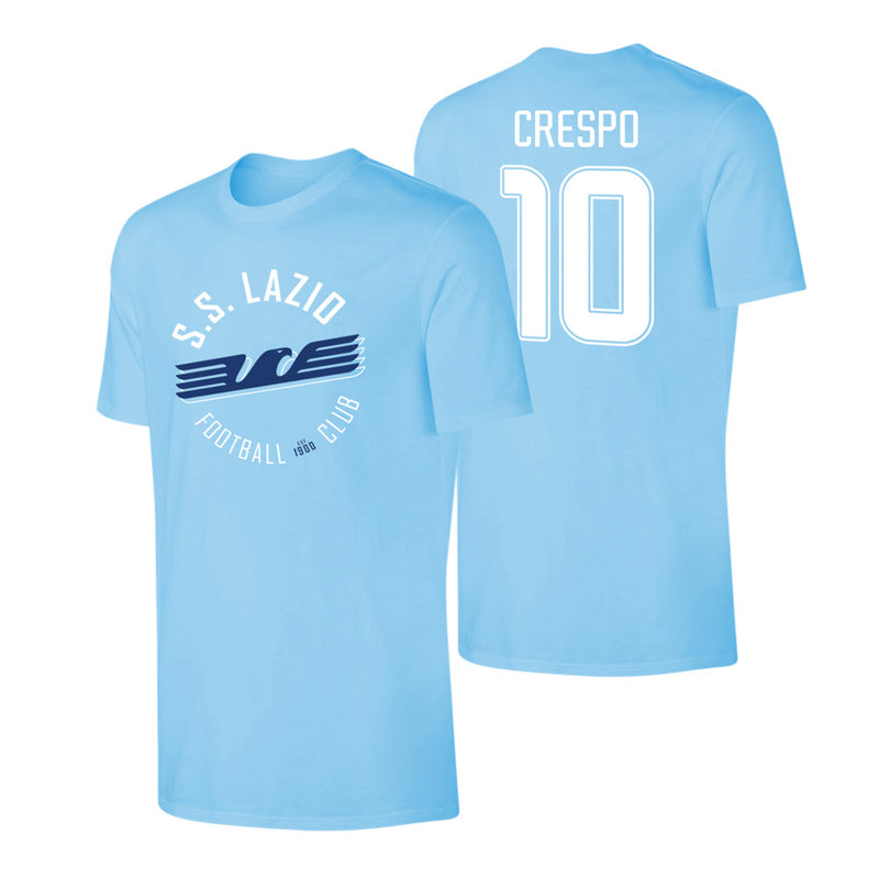 Lazio 'Circle' t-shirt CRESPO - Light blue