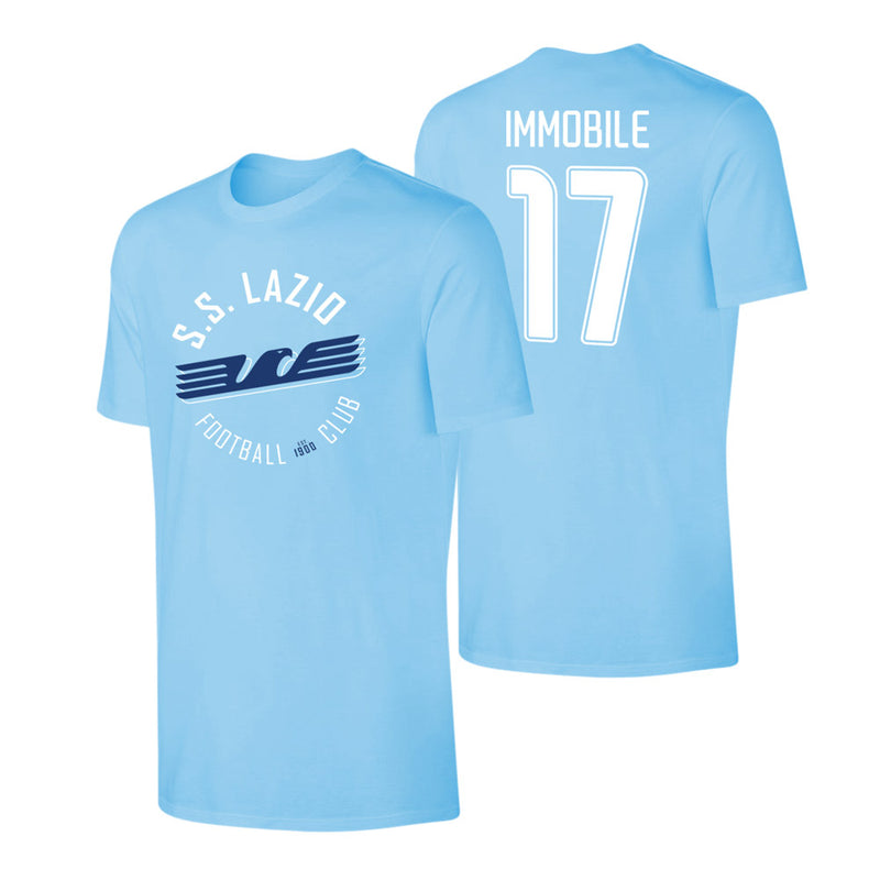 Lazio 'Circle' t-shirt IMMOBILE - Light blue