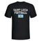 Saint Lucia Football T-Shirt - Black