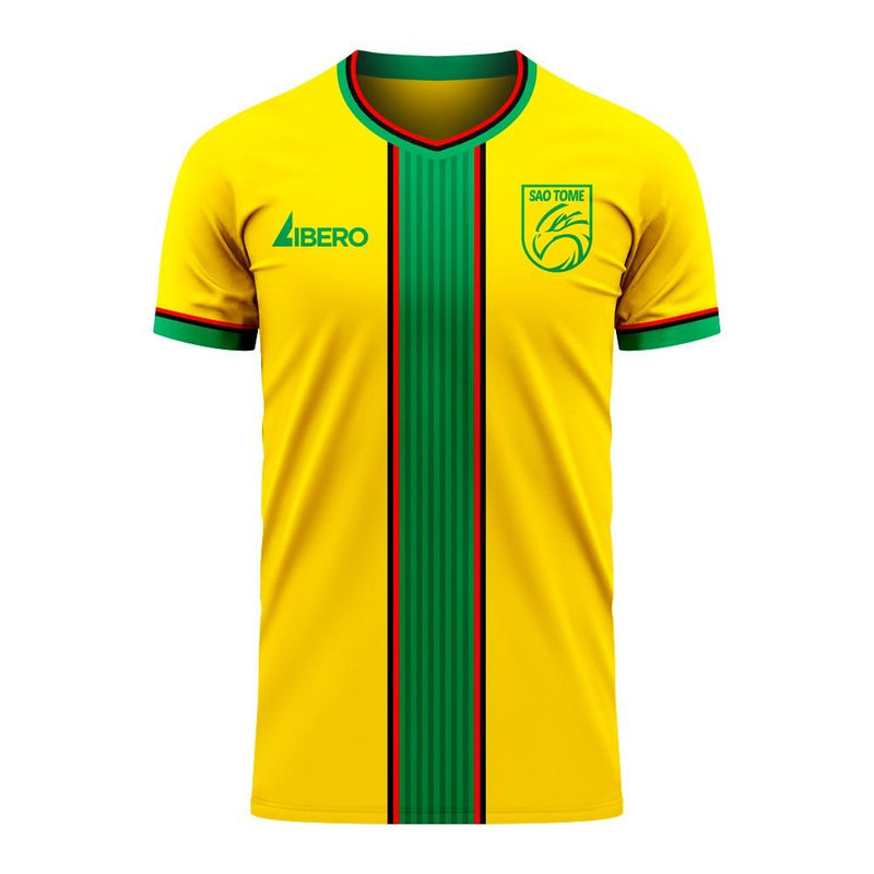São Tomé and Príncipe 2020-2021 Home Concept Football Kit (Libero) - Womens