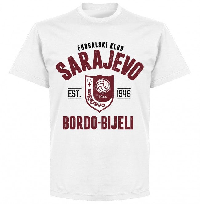 Sarajevo Established T-shirt - White - Terrace Gear