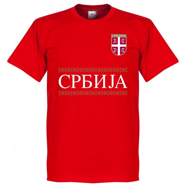 Serbia Team T-Shirt - Red