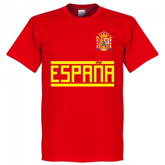 Spain Team T-Shirt - Red