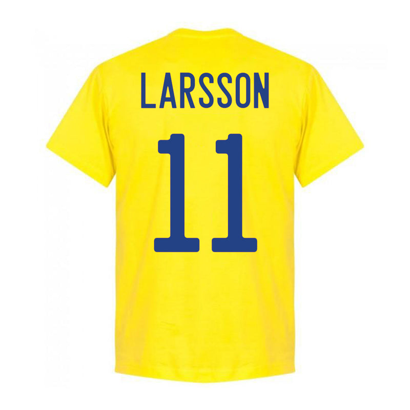 Sweden Larsson Team T-shirt - Yellow