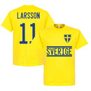 Sweden Larsson Team T-shirt - Yellow