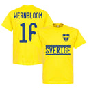 Sweden Wernbloom 16 Team T-Shirt - Yellow