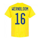 Sweden Wernbloom 16 Team T-Shirt - Yellow