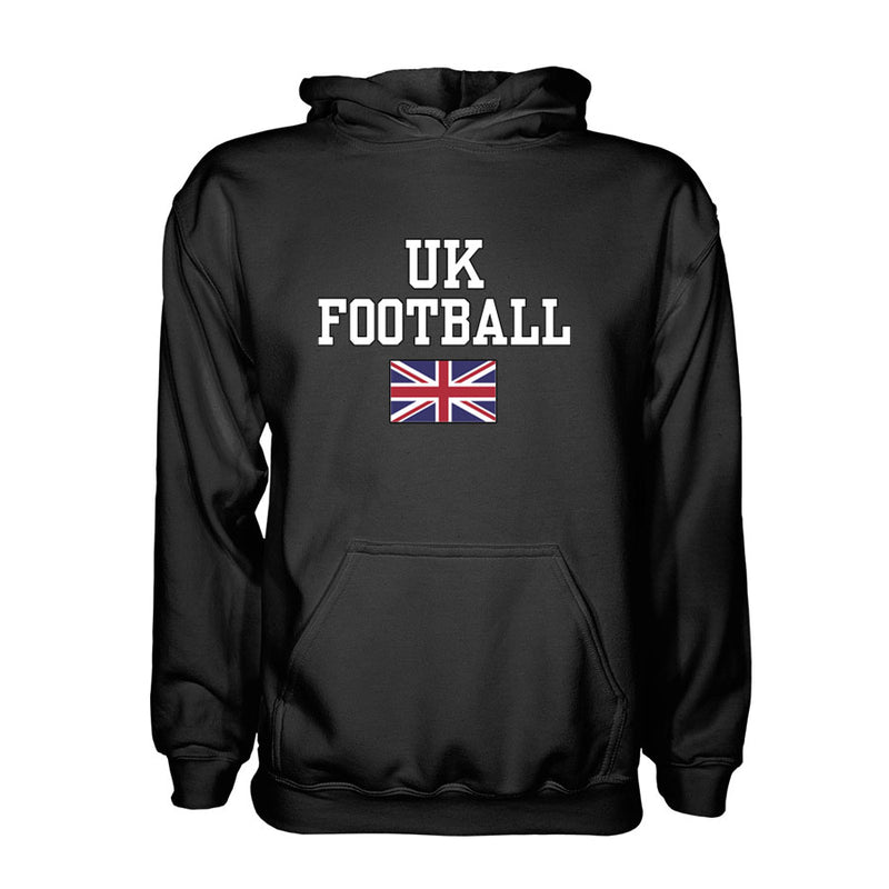 UK Football Hoodie - Black