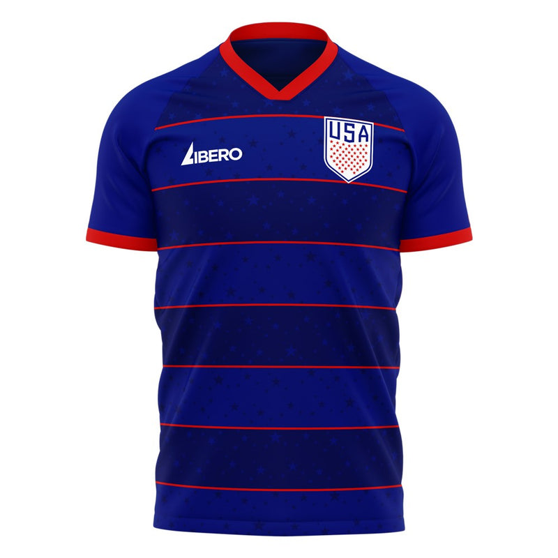 United States 2023-2024 Away Concept Football Kit (Libero) (Your Name)