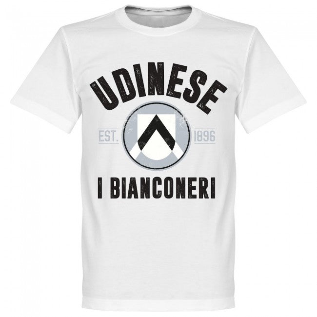 Udinese Established T-Shirt - White - Terrace Gear