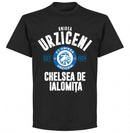 Unirea Urziceni Established T-shirt - Black - Terrace Gear