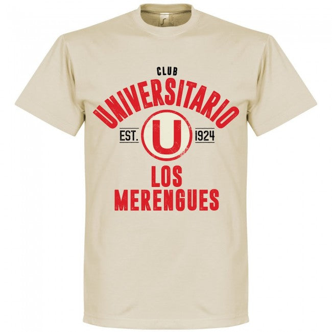 Universitario Established T-Shirt - Cream