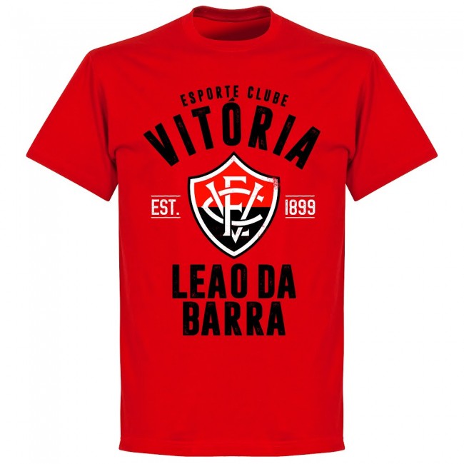 Vitoria Established T-Shirt - Red - Terrace Gear