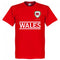 Wales Kids Team T-shirt - Red