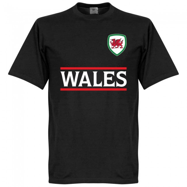 Wales Team T-Shirt - Black