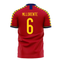Spain 2020-2021 Home Concept Football Kit (Libero) (M LLORENTE 6)
