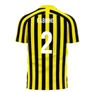 Al-Ittihad 2023-2024 Stripe Home Concept Football Kit (Libero) (Fabinho 2)