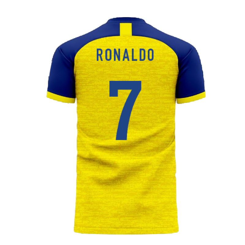 Al-Nassr 2022-2023 Home Concept Football Kit (Libero) - Adult Long Sleeve (Ronaldo 7)