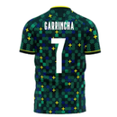 Brazil 2021-2022 Third Concept Football Kit (Libero) (GARRINCHA 7)