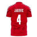 Canada 2021-2022 Home Concept Football Kit (Viper) (Jakovic 4)