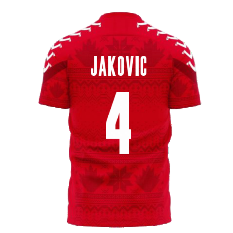 Canada 2021-2022 Home Concept Football Kit (Viper) (Jakovic 4)