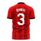 Turkey 2020-2021 Home Concept Football Kit (Libero) (DEMIRAL 3)