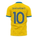 Ukraine 2020-2021 Home Concept Football Kit (Libero) (SHAPARENKO 10)