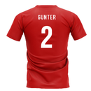 Wales Football Team T-Shirt - Red (GUNTER 2)