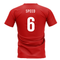 Wales Football Team T-Shirt - Red (SPEED 6)