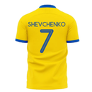 We Are With You Ukraine Concept Football Kit (Libero) (SHEVCHENKO 7)