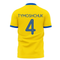 We Are With You Ukraine Concept Football Kit (Libero) (TYMOSHCHUK 4)