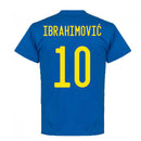 Sweden Ibrahimovic 10 Team T-Shirt - Royal