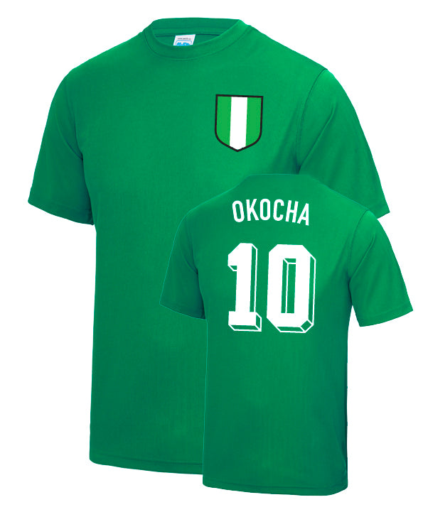 Jay-Jay Okocha Nigeria World Cup Football T Shirt